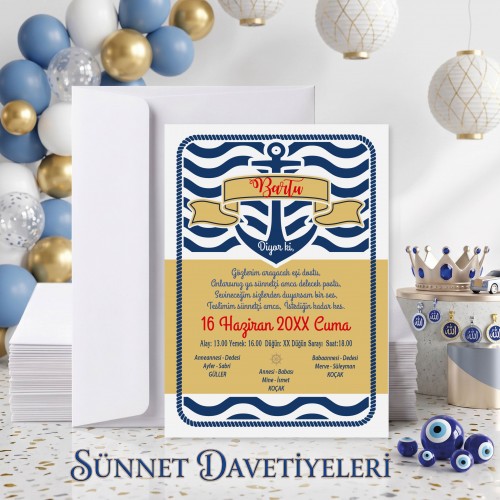 Mert Sünnet Davetiye 0828 Mert Sünnet Davetiye 0828 - Yaren Davetiye