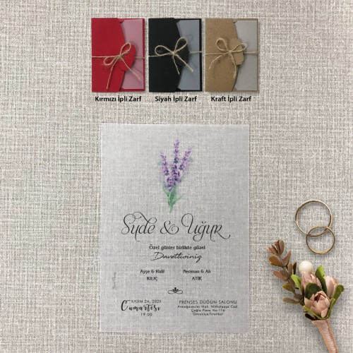 Şeffaf Davetiye Şeffaf Davetiye