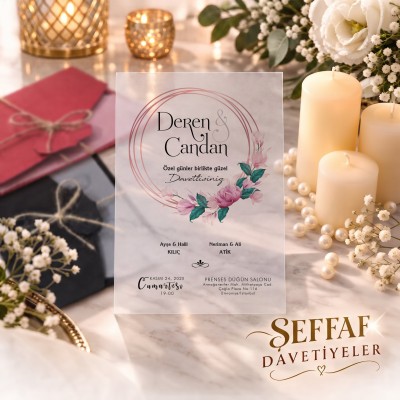 Şeffaf Davetiye 9007