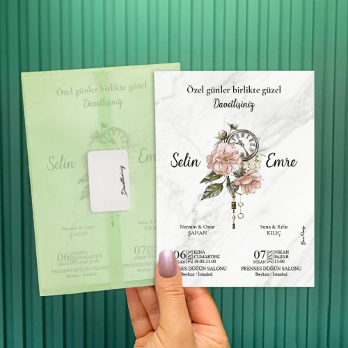 Şeffaf Zarflı Davetiye 0798 Şeffaf Zarflı Davetiye 0798 - Yaren Davetiye