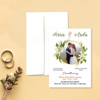 Resimli Davetiyeler Gelin Damat Resimli Nikah Davetiyesi