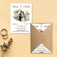 Resimli Davetiyeler Gelin Damat Resimli Nikah Davetiyesi