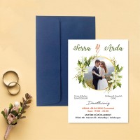 Resimli Davetiyeler Gelin Damat Resimli Nikah Davetiyesi