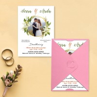 Resimli Davetiyeler Gelin Damat Resimli Nikah Davetiyesi
