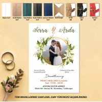 Resimli Davetiyeler Gelin Damat Resimli Nikah Davetiyesi