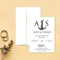 Yaren Davetiye 0172 - Çapalı Davetiye Tasarımı