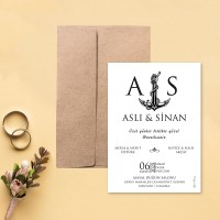 Yaren Davetiye 0172 - Çapalı Davetiye Tasarımı