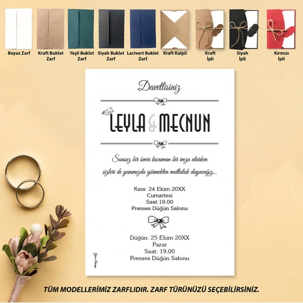 Düğün Davetiyelerine Yazılacak En Güzel 20 Davet Cümlesi