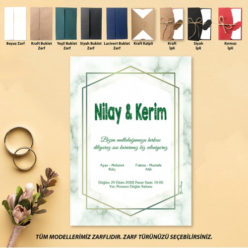 Yeni Davetiye Modelleri - Yaren Davetiye