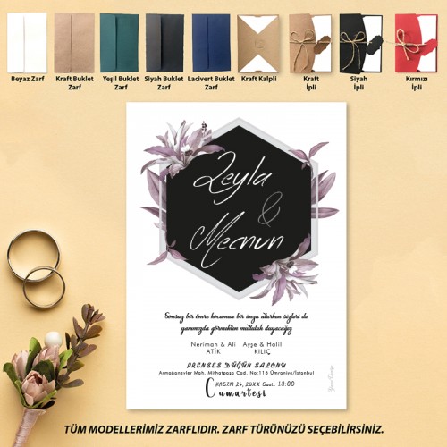 Yeni Davetiye Modelleri - Yaren Davetiye