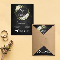 Yaren Davetiye 0802 - Papatya Tasarım Davetiye
