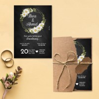 Yaren Davetiye 0802 - Papatya Tasarım Davetiye