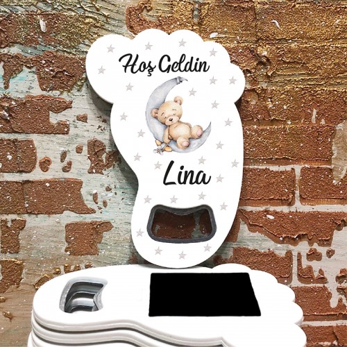 Ayak Açacaklı Magnet 4024 - Sevimli Ayıcık Teması - Yaren Davetiye