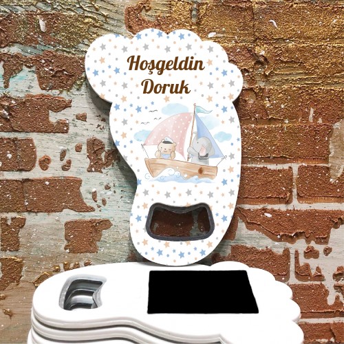 Ayak Açacaklı Magnet 4040 - Sevimli Fil Tasarım - Yaren Davetiye