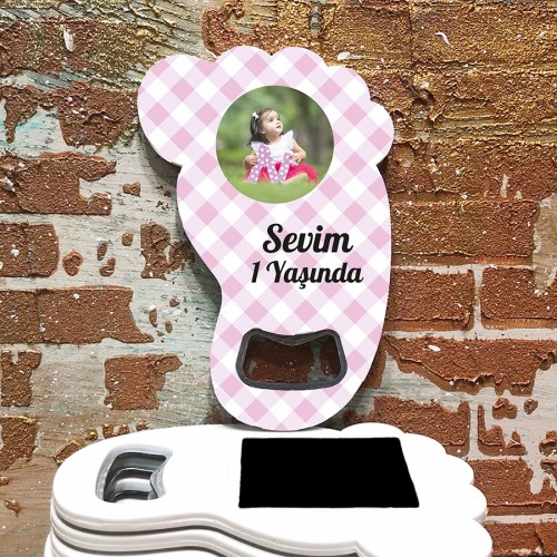 Ayak Açacaklı Magnet 4044 - Resimli Kız Magnet - Yaren Davetiye