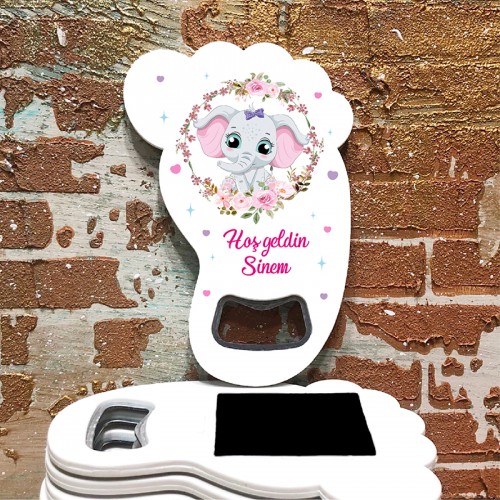 Ayak Açacaklı Magnet 4051 - Sevimli Fil - Yaren Davetiye