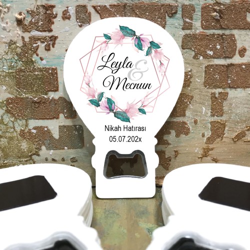 Balon Açacaklı Magnet 0110 - Nikah Hatırası Hediyelik - Yaren Davetiye