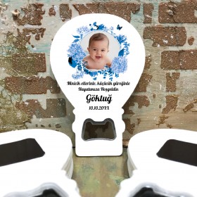 Balon Açacaklı Magnet 125 - Fotoğraflı Sünnet, Doğum Günü Hatırası Hediyelik