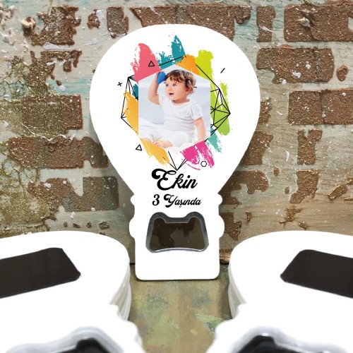 Balon Açacaklı Magnet 131 - Resimli Magnet - Yaren Davetiye