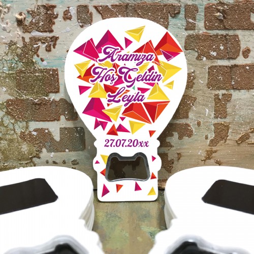 Balon Açacaklı Magnet 132  - Resimli Magnet