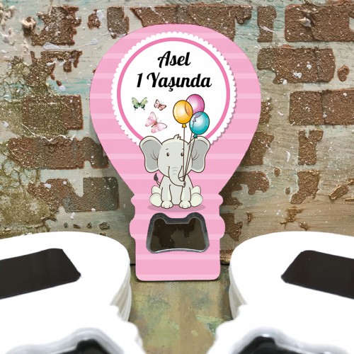 Balon Açacaklı Magnet 163 - Fil Tasarım - Yaren Davetiye