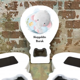 Balon Açacaklı Magnet 167 - Sevimli Fil Tasarım