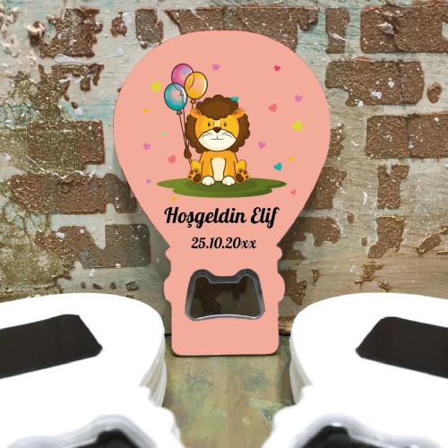 Balon Açacaklı Magnet 173 - Aslan Tasarım - Yaren Davetiye