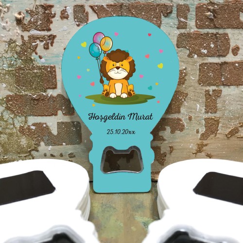 Balon Açacaklı Magnet 174 - Aslan Tasarım - Yaren Davetiye
