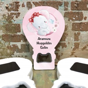 Balon Açacaklı Magnet 181 - Sevimli Fil Tasarım