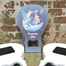 Balon Açacaklı Magnet 197 - Deniz Kızı Hediyelik Magnet