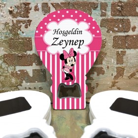 Balon Açacaklı Magnet 216 - Minnie Mouse Hediyelik Magnet