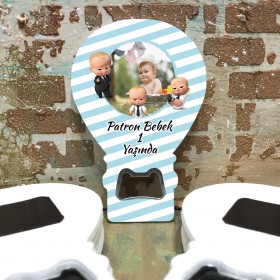 Balon Açacaklı Magnet 239 - Patron Bebek Hediyelik Magnet