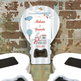 Balon Açacaklı Magnet 252 - Yenidoğan Erkek Bebek Tasarım