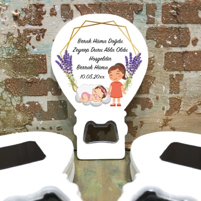 Balon Açacaklı Magnet 260 - Kardeş Temalı Magnet