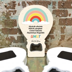 Balon Açacaklı Magnet 264 - Gökkuşağı Hediyelik Magnet