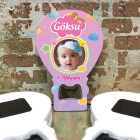 Balon Açacaklı Magnet 268 - Fotoğraflı Hediyelik Magnet