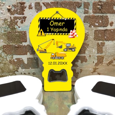 Balon Açacaklı Magnet 271 - İnşaat Hediyelik Magnet