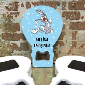 Balon Açacaklı Magnet 276 - Bugs Bunny Hediyelik Magnet