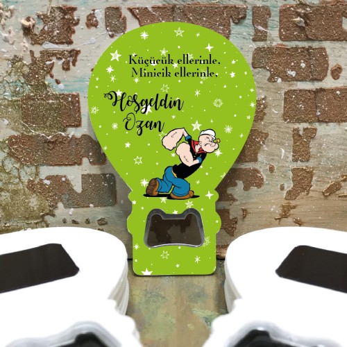 Balon Açacaklı Magnet 278 - Temel Reis Hediyelik Magnet - Yaren Davetiye