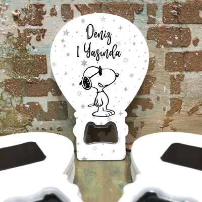 Balon Açacaklı Magnet 279 - Snoopy Hediyelik Magnet