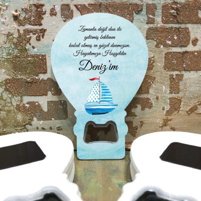 Balon Açacaklı Magnet 281 - Denizci Hediyelik Magnet