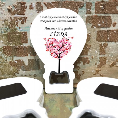 Balon Açacaklı Magnet 283 - Aşk Ağacı Tasarım - Yaren Davetiye