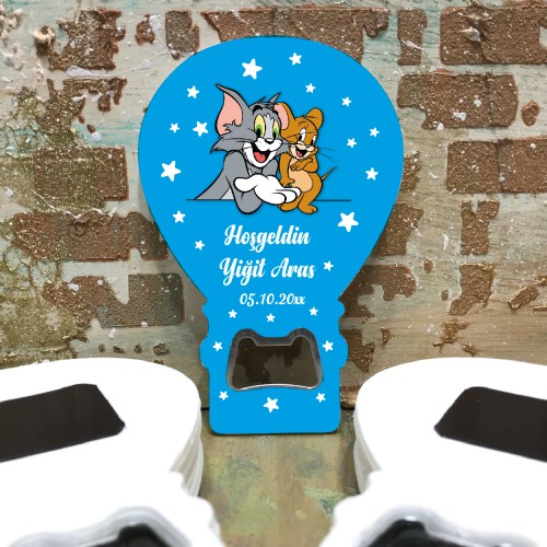 Balon Açacaklı Magnet 286 - Tom ve Jerry Hediyelik Magnet - Yaren Davetiye