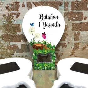 Balon Açacaklı Magnet 298 - Kelebek Hediyelik Magnet