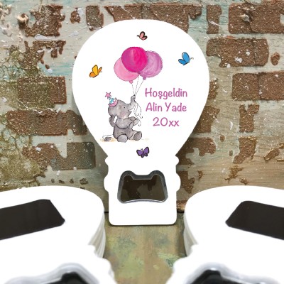 Balon Açacaklı Magnet 300 - Sevimli Fil Hediyelik Magnet