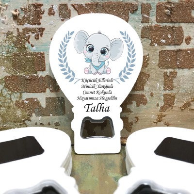 Balon Açacaklı Magnet 303 - Sevimli Fil Tasarım