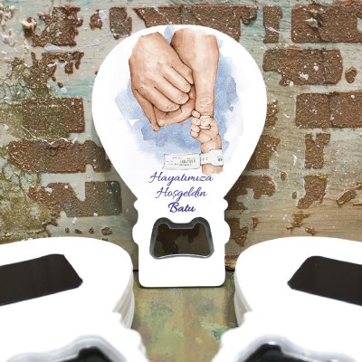 Balon Açacaklı Magnet 310 - Yenidoğan Hediyelik Magnet