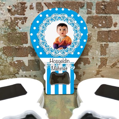 Balon Açacaklı Magnet 311 - Fotoğraflı Hediyelik Magnet