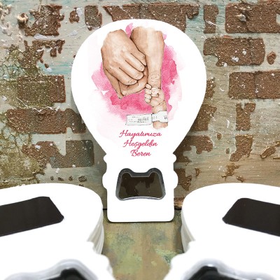 Balon Açacaklı Magnet 313 - Yenidoğan Hediyelik Magnet