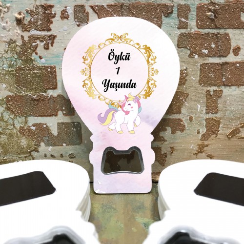 Balon Açacaklı Magnet 315 - Unicorn Tasarım - Yaren Davetiye